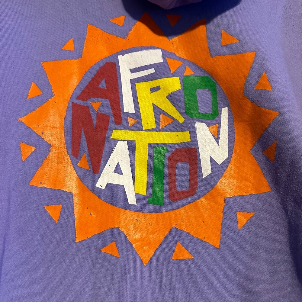 Afro Nation Purple Sweatshirt - Size L